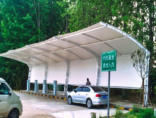 車棚膜結(jié)構(gòu)安裝